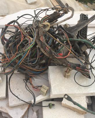 Cablaggio impianto elettrico Fiat 127 prima serie
