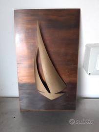 Quadro rame barca vela