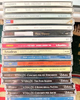 Lotto di 17 CD di musica classica e lirica