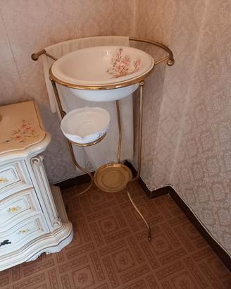 ACQUAIO ANTICO LAVABO PEZZO D'ANTIQUARIATO VINTAGE