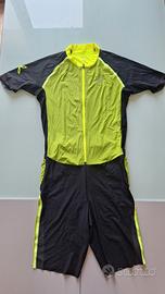 Montura ski-roll race overall verde acido/giallo

