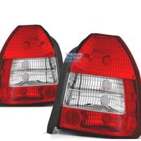 FANALI PER HONDA CIVIC 95-01 3P ROSSO CRISTALLO