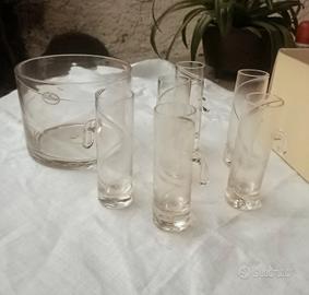 Set da vodka della linea "Spiral" in cristallo
