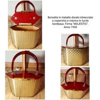 Borsetta anni 50 U.S.A lucite e metallo
