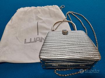 Luana pochette rigida argentata