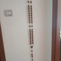 Rosario gigante in legno 