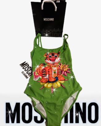 Costume Moschino swim verde leoncino