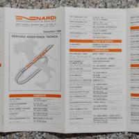 Opuscolo dell'azienda Nardi anni '80
