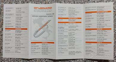 Opuscolo dell'azienda Nardi anni '80