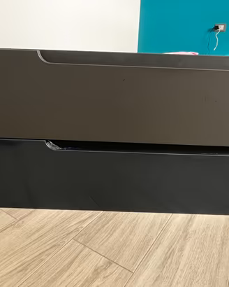Mobile bagno sospeso 100cm antracite senza lavabo