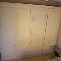 ARMADIO 4 ANTE SCORREVOLI E CASSETTIERA