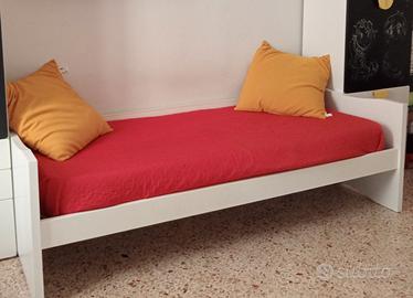 Letto singolo adatto per armadio a ponte