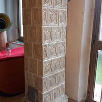 Stufa antica maiolica