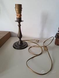Lampada in metallo funzionante 30 cm