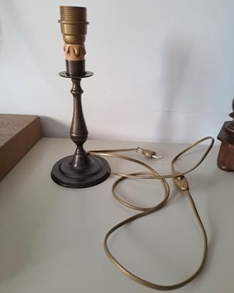 Lampada in metallo funzionante 30 cm
