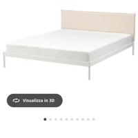 letto matrimoniale ikea + materasso 