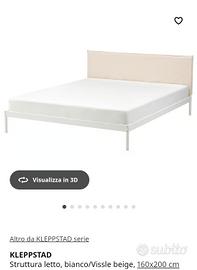letto matrimoniale ikea + materasso 