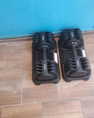 SET manubri panca ed Elastici 