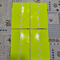 Kit adesivi cerchi bicolore giallo fluo
