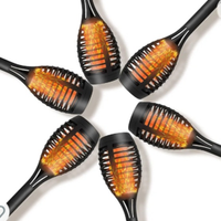 6 luce led da esterno effetto fiamma