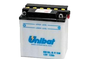 BATTERIA MOTO SCOOTER UNIBAT CB10L-B-P/SM YB10L BP