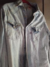 camicia jeans levi s taglia s