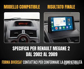 Renault Megane 2 KIT COMPLETO Autoradio Android