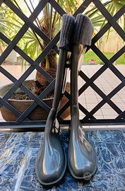 stivali gomma  grigi 
