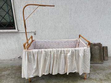 lettino neonato in bambù