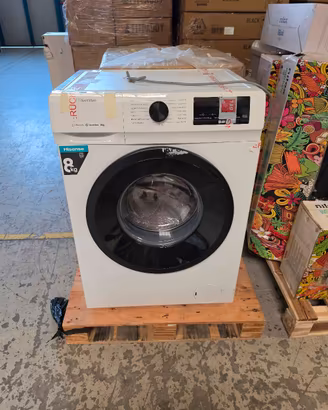 Hisense WF1Q8041BW - Lavatrice con funzione vapore