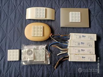 Sistema Nice – Attuatori TT1L e tastiere 9 tasti