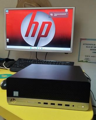 MINI FISSO HP i5, 256NVMe + 500GB, 8Gb RAM, Win11!