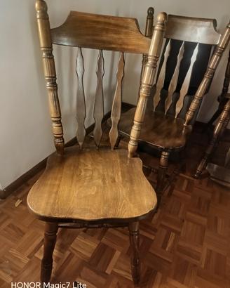 sedie legno