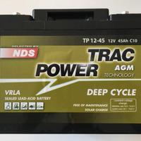 2 batterie NDS trac power TP 12-45