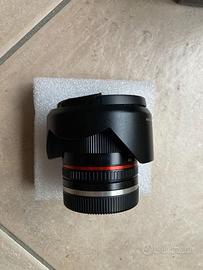 Obiettivo Samyang 12mm F2 E-Mount come nuovo