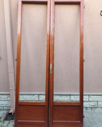 Porta finestra in legno douglas