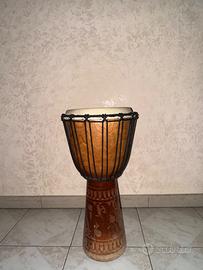 Tamburo in legno vero
