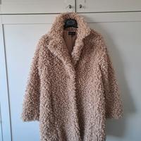 Cappotto Zara Teddy color miele tg S/M