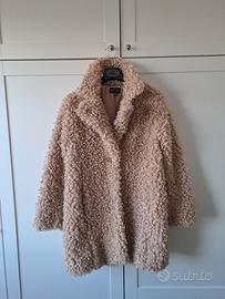 Cappotto Zara Teddy color miele tg S/M