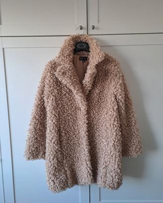 Cappotto Zara Teddy color miele tg S/M