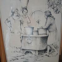 Fremura Litografia anni 70 firmata e numerata.