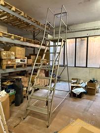 SCALA A CASTELLO IN ALLUMINIO 3 metri