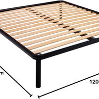 Rete 120X190 A Doghe Strette Per Letto Una Piazza