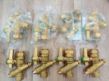 Gruppo valvola uscita contatore acqua, set da 8 pz