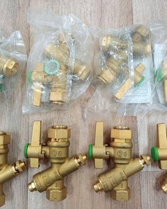 Gruppo valvola uscita contatore acqua, set da 8 pz