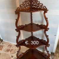 Angoliera Vittoriana in legno 
