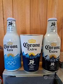 bottiglie vuote corona olimpiadi 