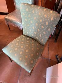 Coppia di poltroncine da camera da letto