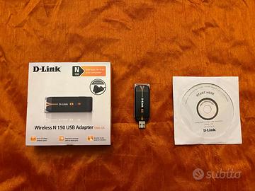 D-Link Chiavetta USB Wireless Wi-Fi DWA-125 (150 M