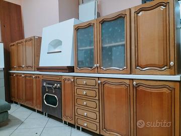 cucina in legno rovere 
